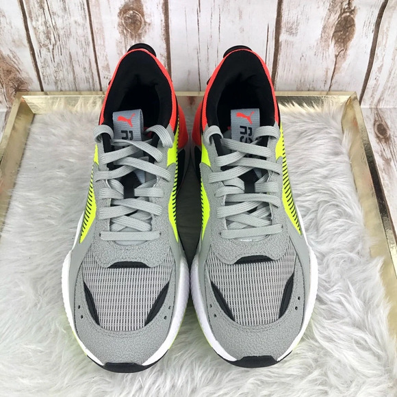 NEW Puma RS-X Hard Drive Neon Sneaker - Picture 6 of 9